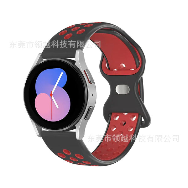 Silicone Watch Strap with Butterfly Clasp for Samsung & Huawei - Yahko Merchandise