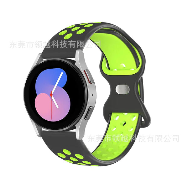 Silicone Watch Strap with Butterfly Clasp for Samsung & Huawei - Yahko Merchandise