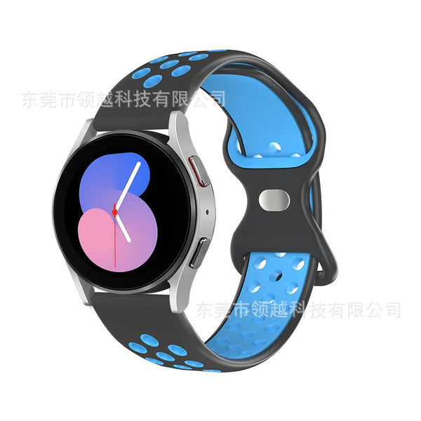 Silicone Watch Strap with Butterfly Clasp for Samsung & Huawei - Yahko Merchandise