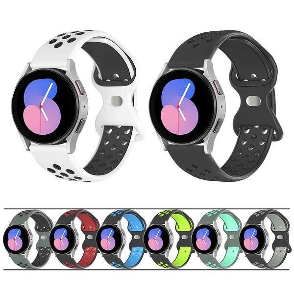 Silicone Watch Strap with Butterfly Clasp for Samsung & Huawei - Yahko Merchandise