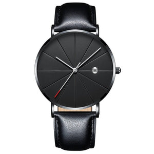 Simple calendar watch male creative waterproof quartz watch - Yahko Merchandise
