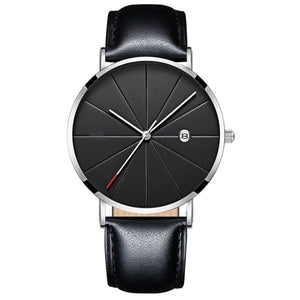 Simple calendar watch male creative waterproof quartz watch - Yahko Merchandise