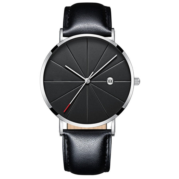 Simple calendar watch male creative waterproof quartz watch - Yahko Merchandise
