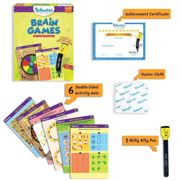 Skillmatics Brain Games - Teach Children Think And Reason Approach - Yahko Merchandise