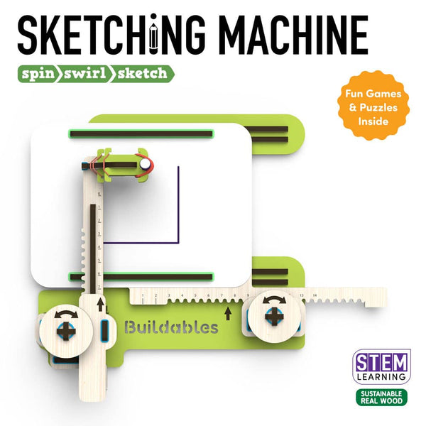 Skillmatics Buildables Sketching Machine - DIY STEM Kit For Kids to - Yahko Merchandise