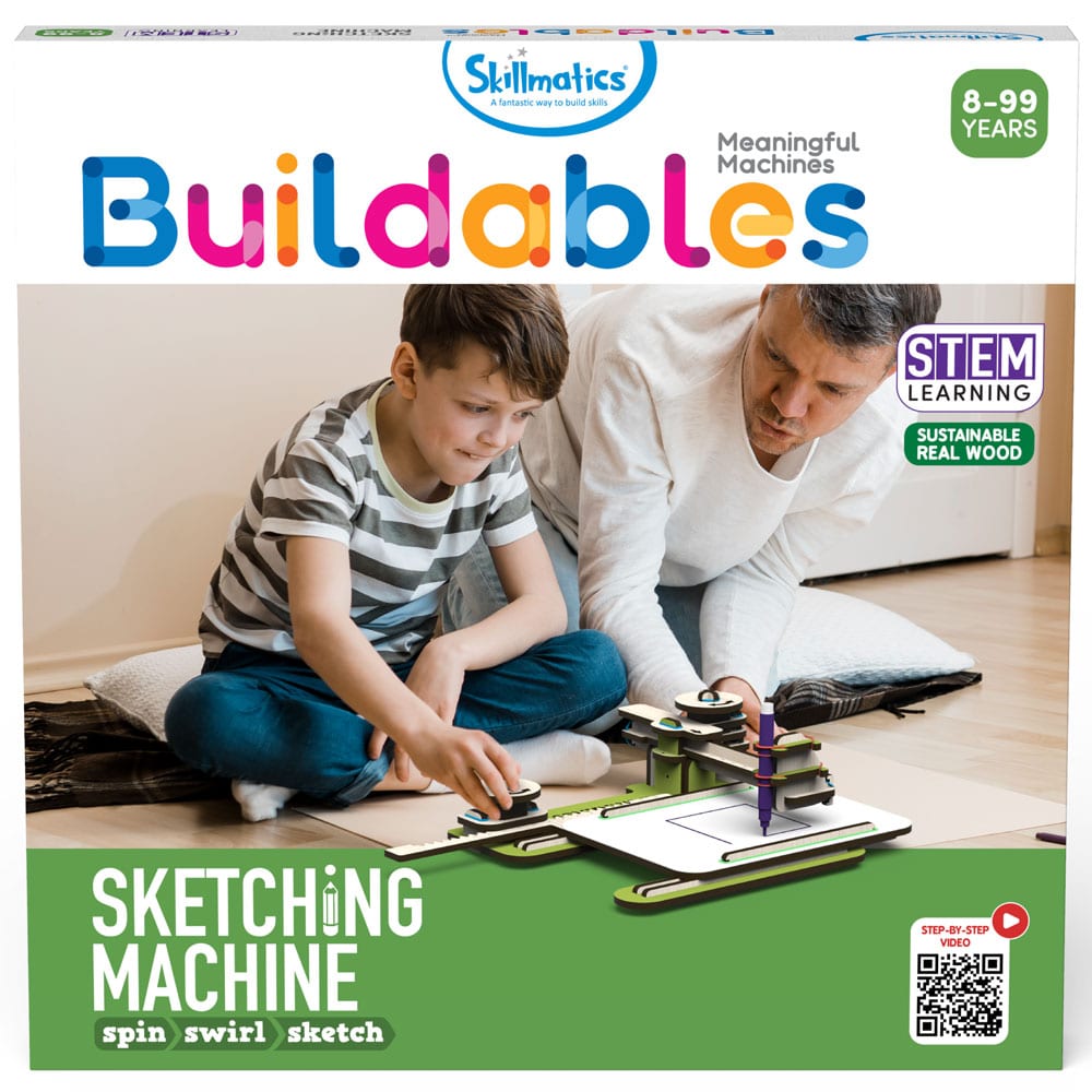 Skillmatics Buildables Sketching Machine - DIY STEM Kit For Kids to - Yahko Merchandise