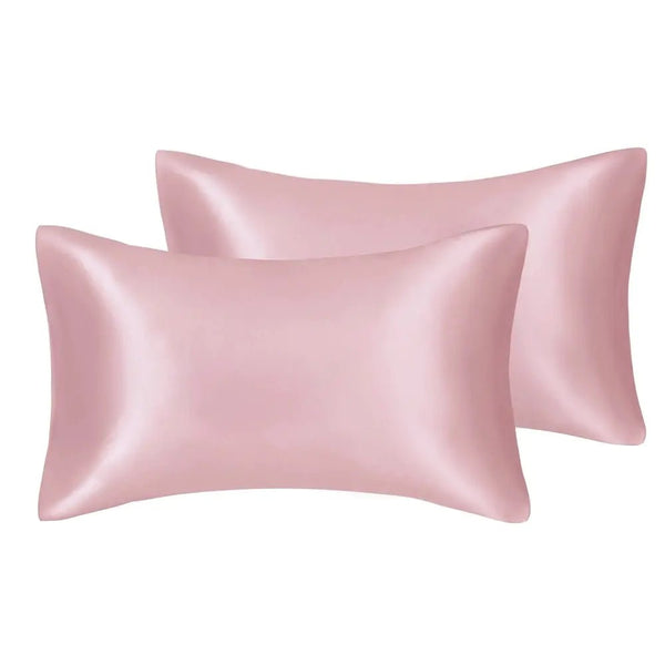 SKYNIGHT Pillow Case 75D Satin - Like Fabric (One Pair) - Yahko Merchandise