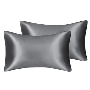 SKYNIGHT Pillow Case 75D Satin - Like Fabric (One Pair) - Yahko Merchandise