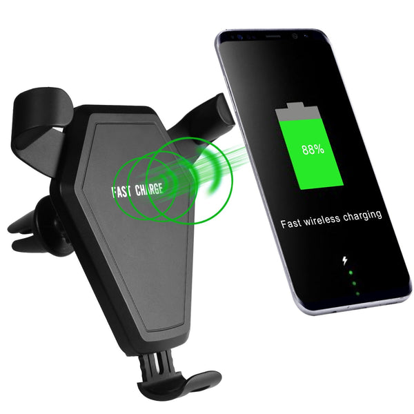 Smart car phone charging pad fast wireless power station - Yahko Merchandise