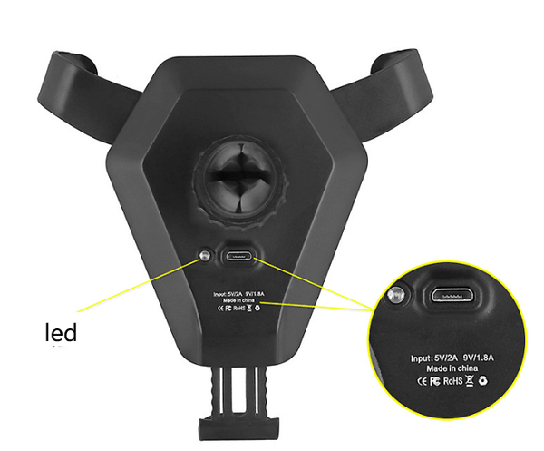 Smart car phone charging pad fast wireless power station - Yahko Merchandise