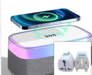 Smart Multi - Function Alarm Clock with Bluetooth Speaker, Wireless - Yahko Merchandise