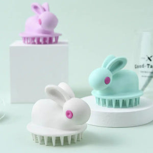 Soft Rubber Shampoo Brush for Kids' Scalp Massage - Yahko Merchandise