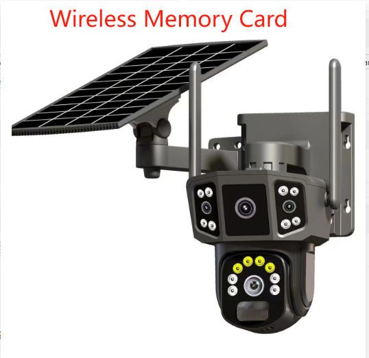 Solar Outdoor Screen Panoramic Surveillance Camera - Yahko Merchandise