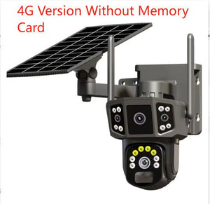 Solar Outdoor Screen Panoramic Surveillance Camera - Yahko Merchandise