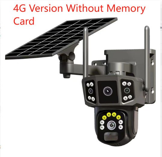 Solar Outdoor Screen Panoramic Surveillance Camera - Yahko Merchandise