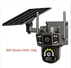 Solar Outdoor Screen Panoramic Surveillance Camera - Yahko Merchandise