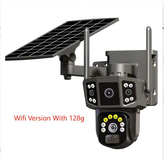 Solar Outdoor Screen Panoramic Surveillance Camera - Yahko Merchandise