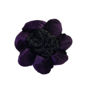 Solid Color Performance Dance Velvet Headband With Hair Mesh Bag - Yahko Merchandise