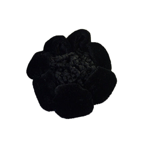 Solid Color Performance Dance Velvet Headband With Hair Mesh Bag - Yahko Merchandise