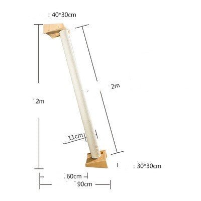 Solid Wood Large Cat Climbing Frame Cat Litter Cat Tree One Cat Shelf - Yahko Merchandise