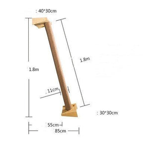 Solid Wood Large Cat Climbing Frame Cat Litter Cat Tree One Cat Shelf - Yahko Merchandise