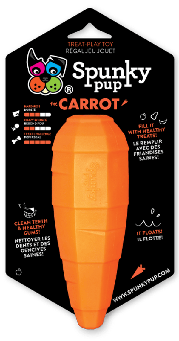 Spunky Pup Carrot Treat Dispensing Toy for Medium Dogs - Yahko Merchandise