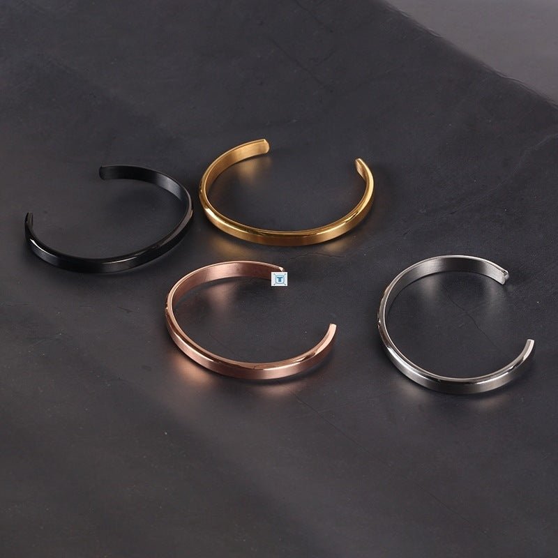 Stainless Steel Bracelet Cuff Bracelets Jewelry Men - Yahko Merchandise