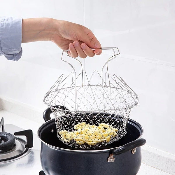 Stainless Steel Deep - fried Large Noodle Kitchen French Fries Tools - Yahko Merchandise