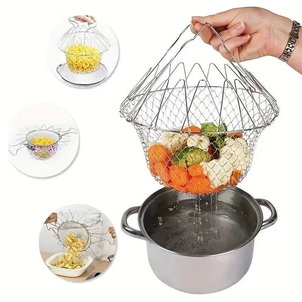 Stainless Steel Deep - fried Large Noodle Kitchen French Fries Tools - Yahko Merchandise