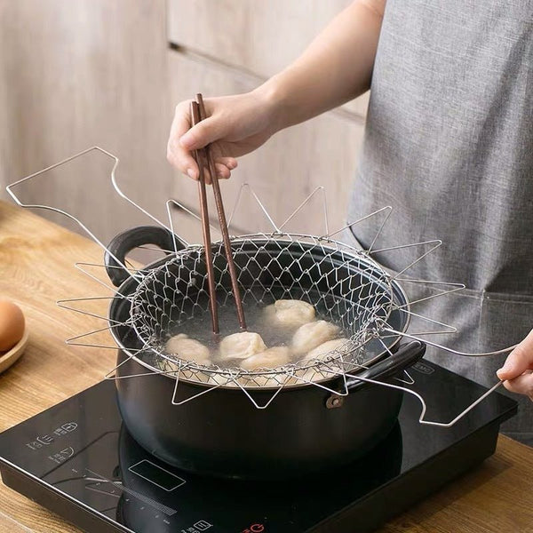Stainless Steel Deep - fried Large Noodle Kitchen French Fries Tools - Yahko Merchandise