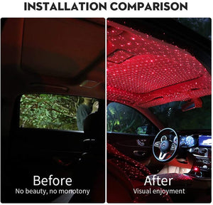 Star Light Projector Party Lights USB LED Light Interior Lighting LED Interior Car Lights Starry Sky Galaxy Night Lights - Yahko Merchandise