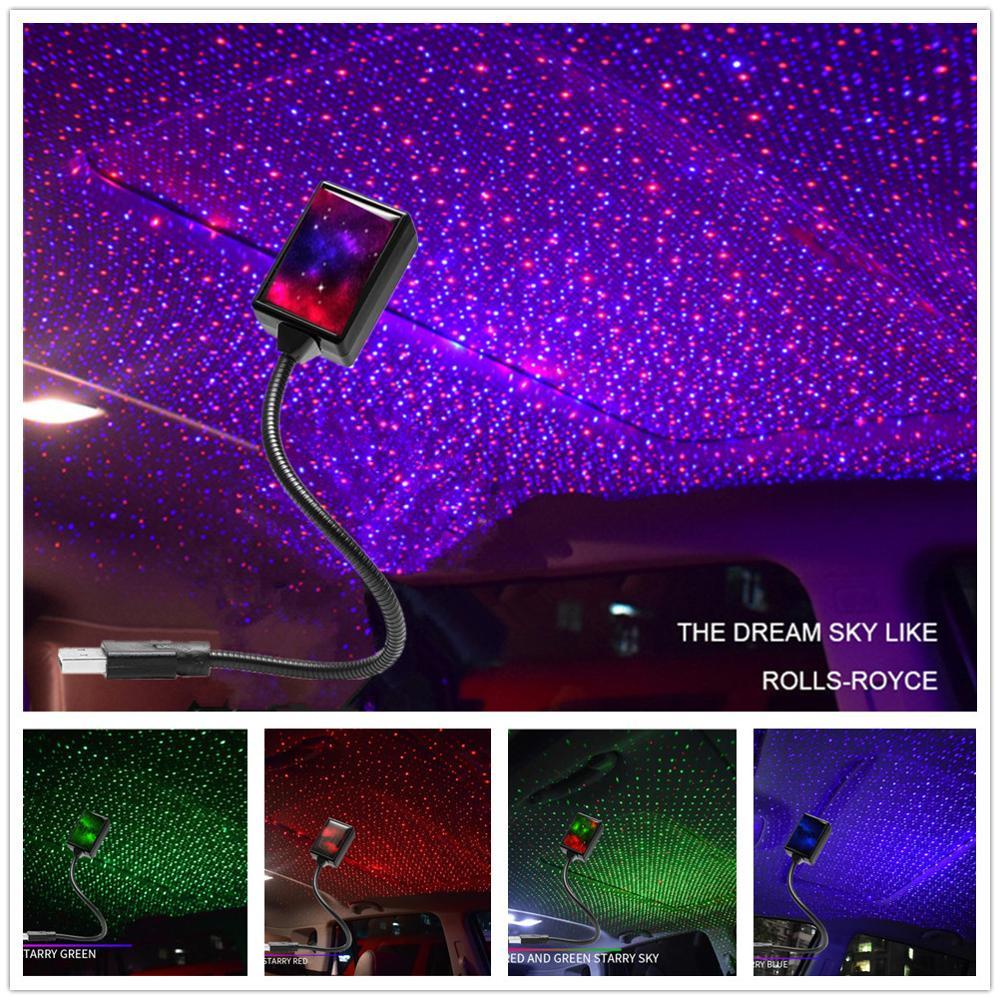 Star Light Projector Party Lights USB LED Light Interior Lighting LED Interior Car Lights Starry Sky Galaxy Night Lights - Yahko Merchandise