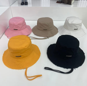 Summer Luxury Women Cotton Hat Big Caps Khaki - Yahko Merchandise