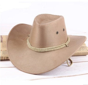 Summer men's sun hat, western cowboy hat, riding hat, camping, outdoor hat, hat, hat. - Yahko Merchandise