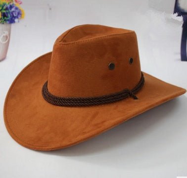 Summer men's sun hat, western cowboy hat, riding hat, camping, outdoor hat, hat, hat. - Yahko Merchandise