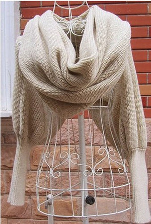 Sweater Scarf Cashmere Ladies Girl Woman Clothing Casual Wear - Yahko Merchandise