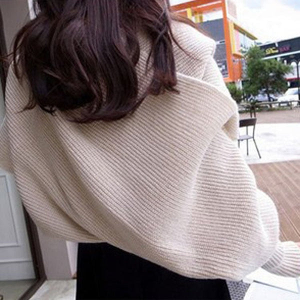 Sweater Scarf Cashmere Ladies Girl Woman Clothing Casual Wear - Yahko Merchandise
