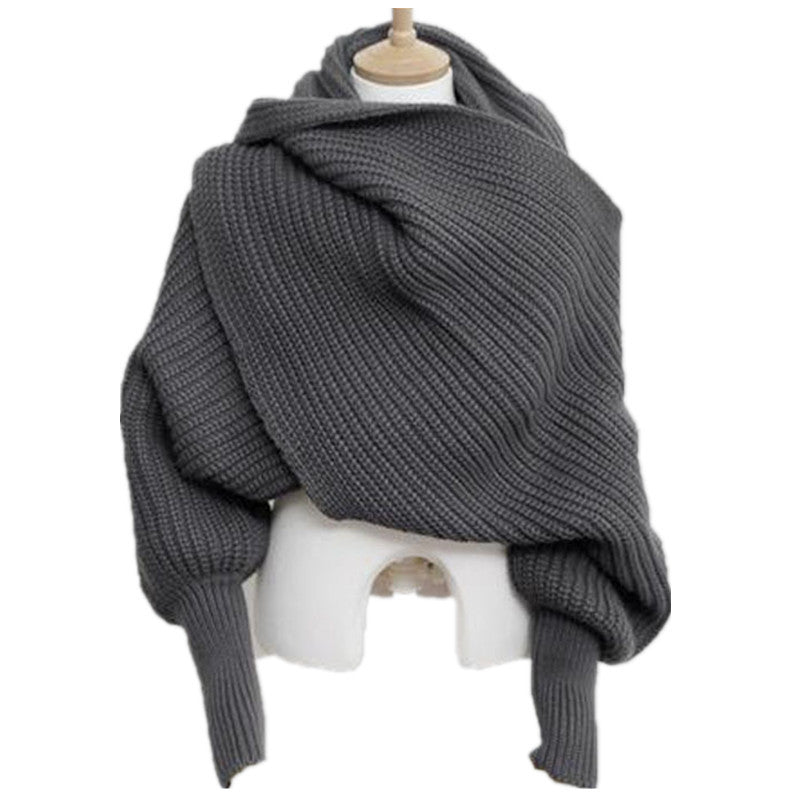Sweater Scarf Cashmere Ladies Girl Woman Clothing Casual Wear - Yahko Merchandise