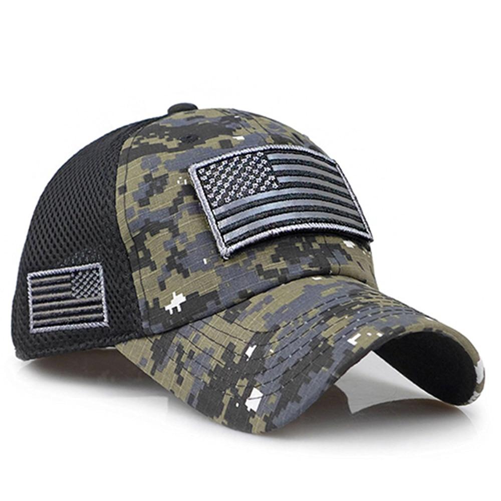 Tactical Camouflage Baseball Caps Men Summer Mesh Military Army Caps - Yahko Merchandise