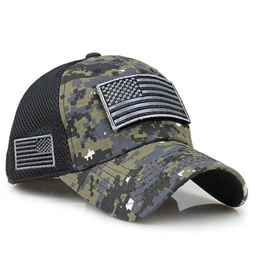 Tactical Camouflage Baseball Caps Men Summer Mesh Military Army Caps - Yahko Merchandise