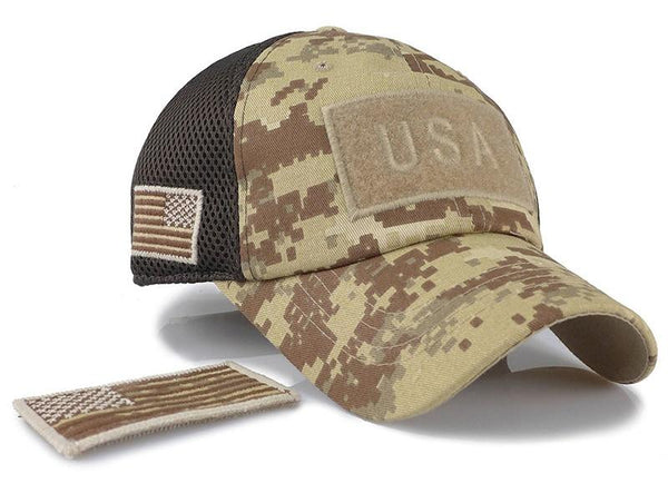 Tactical Camouflage Baseball Caps Men Summer Mesh Military Army Caps - Yahko Merchandise