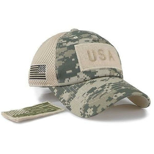 Tactical Camouflage Baseball Caps Men Summer Mesh Military Army Caps - Yahko Merchandise