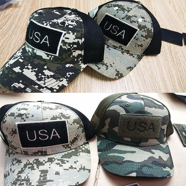 Tactical Camouflage Baseball Caps Men Summer Mesh Military Army Caps - Yahko Merchandise