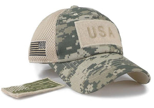 Tactical Camouflage Baseball Caps Men Summer Mesh Military Army Caps - Yahko Merchandise