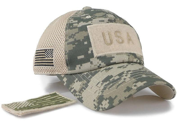 Tactical Camouflage Baseball Caps Men Summer Mesh Military Army Caps - Yahko Merchandise