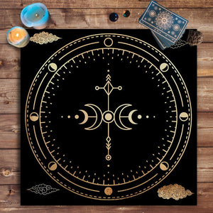 Tarot Tablecloth Board Game Decorative Cloth Have Your Power Mandala - Yahko Merchandise
