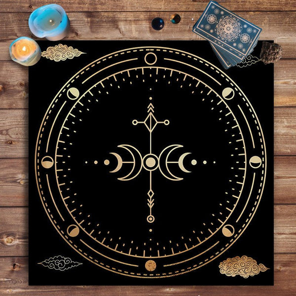Tarot Tablecloth Board Game Decorative Cloth Have Your Power Mandala - Yahko Merchandise
