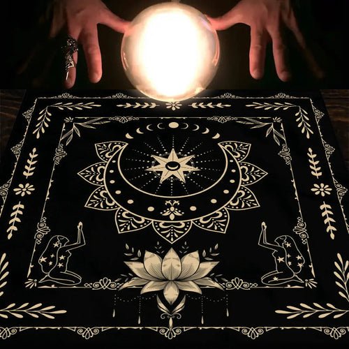 Tarot Tablecloth Board Game Decorative Cloth Have Your Power Mandala - Yahko Merchandise