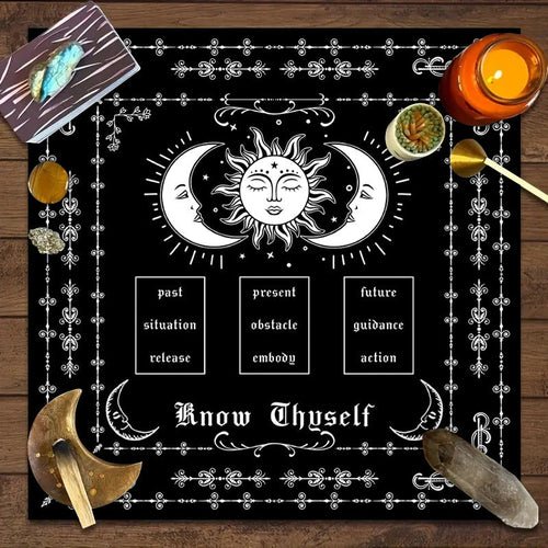Tarot Tablecloth Board Game Decorative Cloth Have Your Power Mandala - Yahko Merchandise