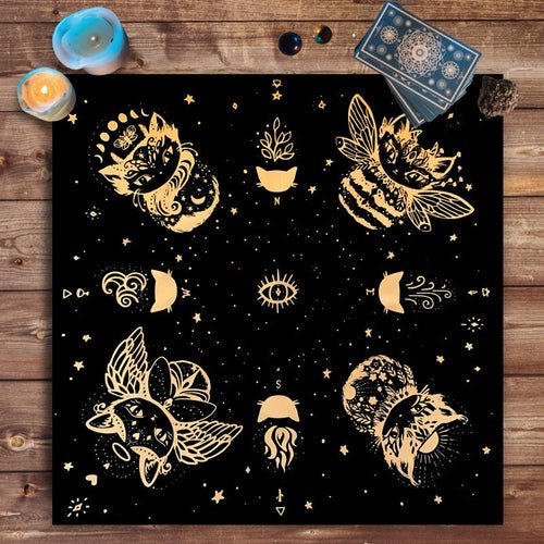 Tarot Tablecloth Board Game Decorative Cloth Have Your Power Mandala - Yahko Merchandise